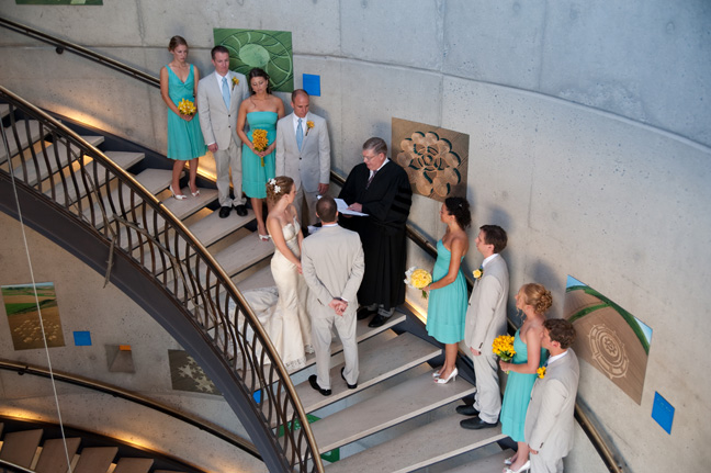 american visionary art museum wedding ceremony 