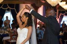 washington dc wedding photographers taking first dance photos at wedding